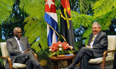 Raul a reçu le Président de l'Angola
