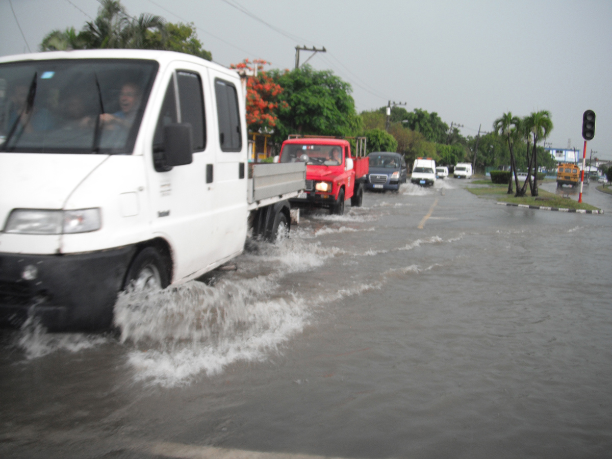 Lluvia de verano en La Habana • Trabajadores
