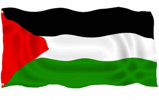 Palestinian flag.