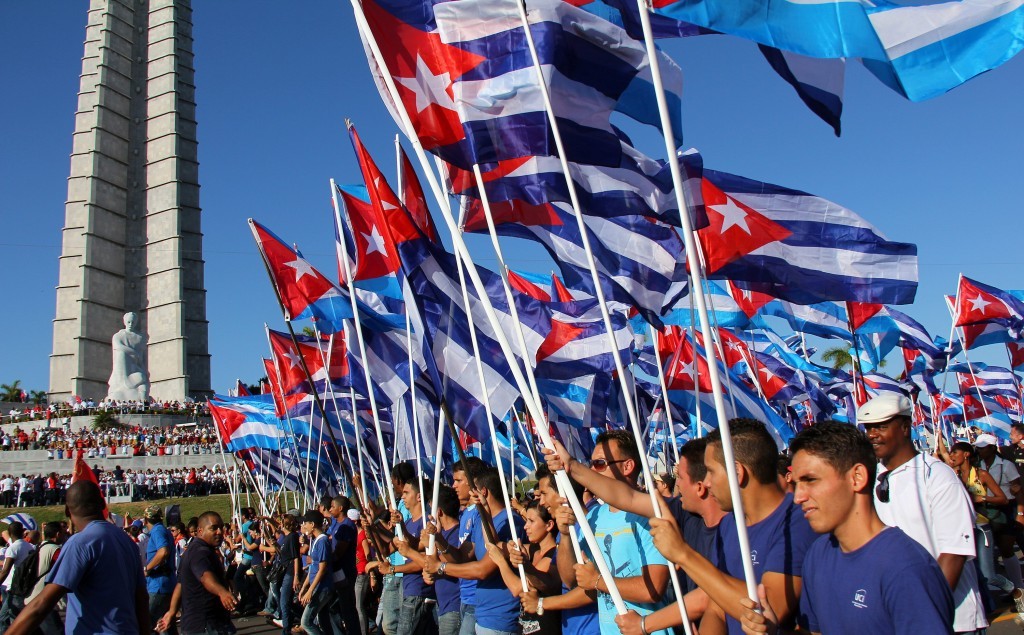 May 1st parade in Havana.
