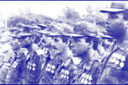 Tributo a héroes y mártires del internacionalismo