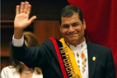 Rafael Correa toma posesión de la presidencia de Ecuador
