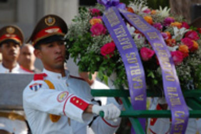 Trasladan restos de Carlos Rafael Rodríguez a su ciudad natal