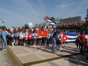 Plaza del Che, donde todos vienen a ser feliz y defender Cuba