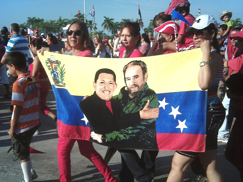 Chávez desfiló en Las Tunas. Foto: Jorge Pérez Cruz