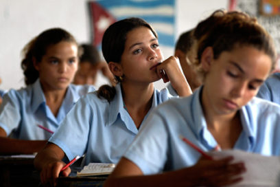 El nuevo curso escolar forma parte de las  conquistas de la Revolución