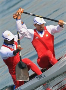 dupla cubana de canotaje Serguei Torres-Rolexis Báez