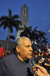 Antonio Lopes de Carvalho, presidente de la Unión Internacional de Sindicatos de Trabajadores de la Construcción. Foto Joaquín Hernández Mena