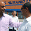 Laurent Lamothe fue despedido por Rogelio Sierra, viceministro de Relaciones Exteriores. Foto: Marcelino Vázquez