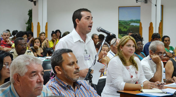 XCIII Pleno del Consejo Nacional de la Central de Trabajadores de Cuba. Foto: Eddy Martin