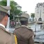 En el cementerio Santa Ifigenia el pueblo santiaguero, en nombre del de Cuba toda, reverenció al Apóstol en el aniversario 118 de su muerte.