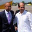 El Primer Ministro Laurent Salvador Lamothe y Rogelio Sierra, vicecanciller cubano