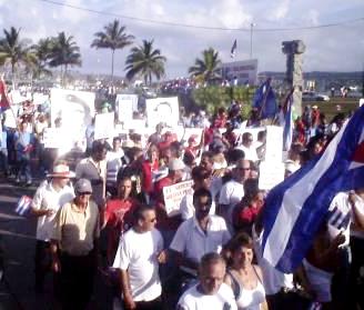 Primeo de Mayo en Matanzas.. Foto: tvyumurí