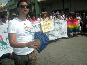 Al amor, el respeto y la inclusión llamó a la familia cubana esta cita contra la homofobia. Foto: Idael Varela Ferrer