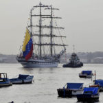 En visita oficial llegó este lunes al puerto de La Habana, el buque escuela Simón Bolívar, de la Armada de la República Bolivariana de Venezuela. La Habana, 17 de junio de 2013. Foto: Joaquín Hernández Mena / Trabajadores