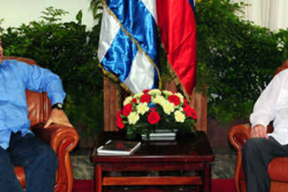 Sostuvo Machado Ventura reunión con Vicepresidente del PSUV