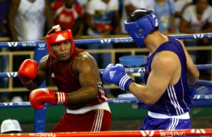 El campeón nacional en +91 kg, Toirac, sigue su paso ascendente. Foto: César A. Rodríguez.
