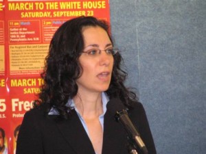 La jurista, directora ejecutiva del Fondo para la Asociación de la Justicia Civil Mara Verheyden-Hilliard