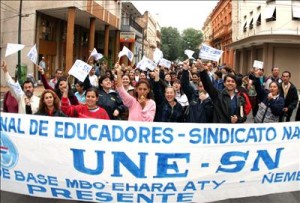 Protestas en Paraguay
