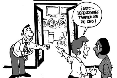 San Antonio de los Baños: Tienda de grandes quilates