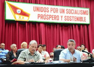 Concluyen conferencias municipales en Guantánamo.Foto : Leonel Escalona Furones 
