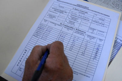 El reporte es único  por cada vehículo administrativo