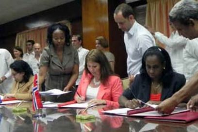Pondera Noruega ayuda humanitaria de Cuba a Haití
