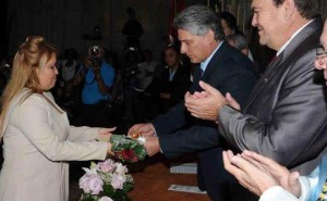 Acto de primera graduación en la Básilica Menor de San Francisco. Foto PL