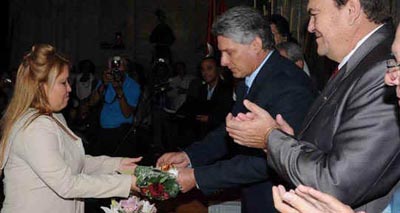 Acto de primera graduación en la Básilica Menor de San Francisco. Foto PL