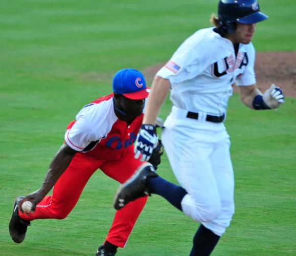 5to juego del Tope de béisbol EE.UU.- Cuba. Foto: Ricardo López Hevia