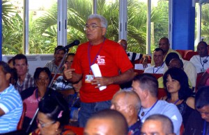 Conferencia Nacional del Sindicato de Trabajadores Azucareros. Foto: César A. Rodríguez