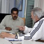 Como “reunión histórica” catalogó el Pte Maduro su cita con Fidel.”A 60 años del Moncada, él sigue ahí invicto”, dijo. Foto: Estudios Revolución