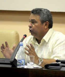 Ulises Guilarte, presidente de la Comisión Organizadora del XX Congreso de la CTC. Fotos: Roberto Carlos Medina