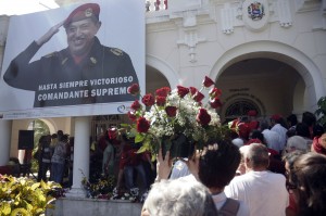 Tributo del pueblo al Comandante Hugo Chávez en su cumpleaños 59.  Foto: René Pérez Massola