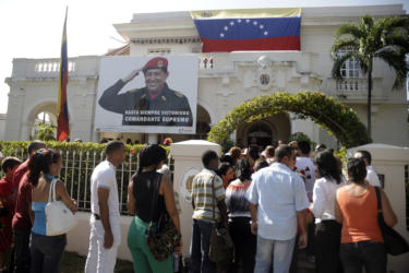 Tributo del pueblo al Comandante Hugo Chávez en su cumpleaños 59. Foto: René Pérez Massola