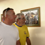 Javier Méndez, uno de las estrellas del béisbol cubano, participó tambien en el homenaje a Chávez. Foto: René Pérez Massola