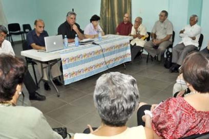Dialoga Díaz-Canel con representantes del Movimiento Ecuménico Cubano