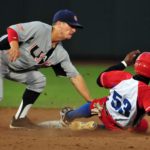 2do juego del tope entre los equipos nacionales de EE.UU. y Cuba. Foto: Ricardo López Hevia