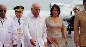 La delegación cubana fue recibida por representantes de la cancillería ecuatoriana