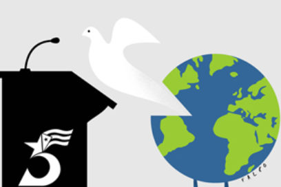 Jóvenes alemanes defienden la causa de los Cinco