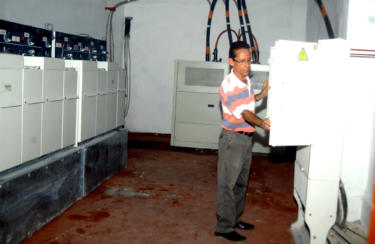 Las cámaras de transformadores cuentan con moderna tecnología.