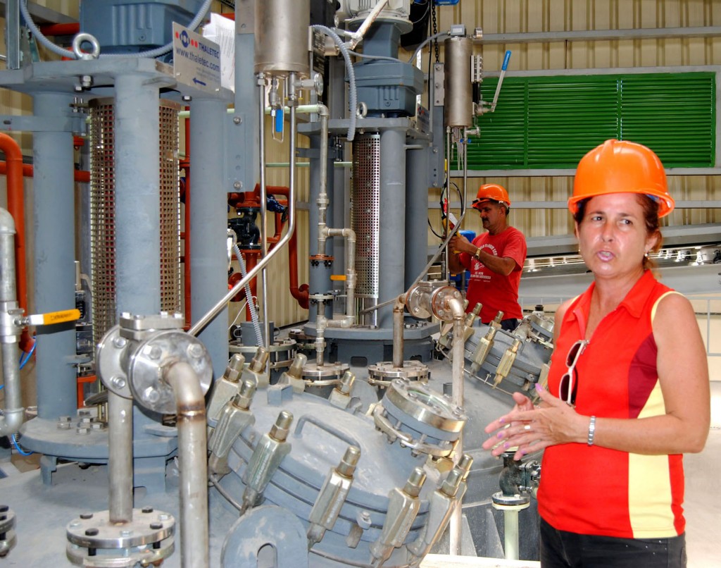 “Los trabajadores, determinantes en la arrancada por ser el principal recurso, ya fueron capacitados”, dijo Miroslava. Foto: Eduardo Pérez Broche