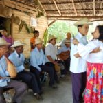 Nuevamente en la zona del Güirito se bailó al compa del kiribá.