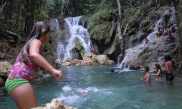 Además de las ofertas gastronómicas y recreativas, las aguas de Rancho Querete devienen atractivo principal para los visitantes.