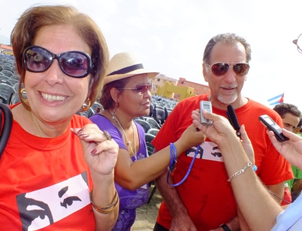 René González en Santiago de Cuba el 26 de Julio de 2013. Foto: Santiago Romero Chang