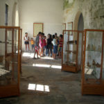 En una de las áreas expositivas se muestran piezas halladas en las excavaciones arqueológicas realizadas en el lugar.