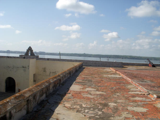 Uno de los niveles defensivos de San Severino. Los cañones eran el terror del barco enemigo que osara entrar a la bahía de Matanzas.