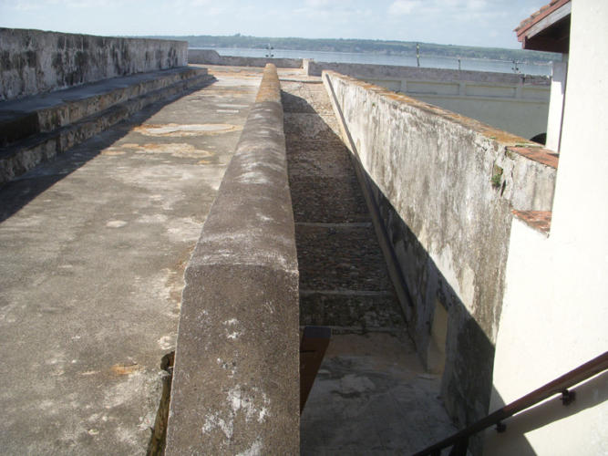 Estos corredores y plataformas eran habitados por una guarnición de unos 300 soldados.