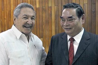 Recibió Raúl a alto dirigente del Partido Comunista de Vietnam