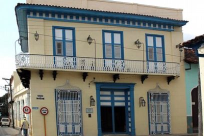 Eusebio Leal de paso por Sancti Spíritus